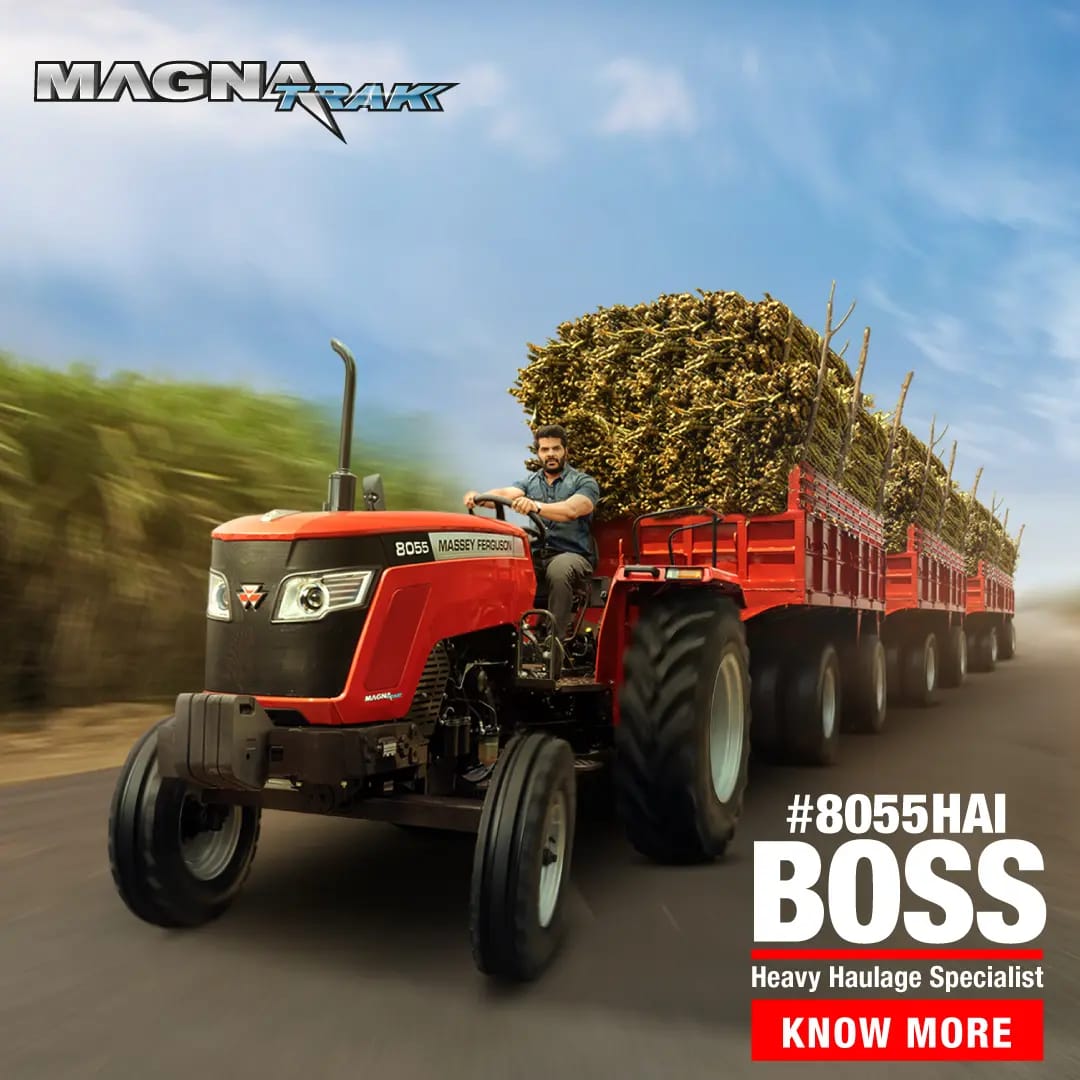 Massey Ferguson Heavy Haulage Tractor in action